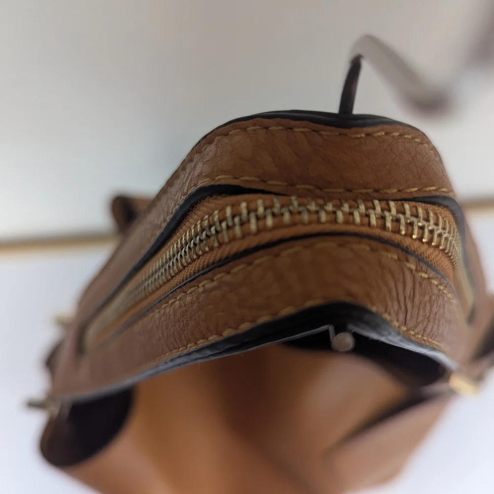 Tan Camel Unbranded Large‎ Tote Hobo Bag